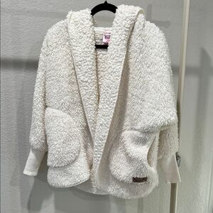 Nordic Beach O/S Sherpa hooded cardigan.